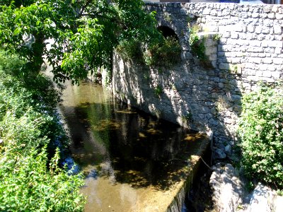 Génolhac (Gard, Fr), la Gardonnette, un barrage