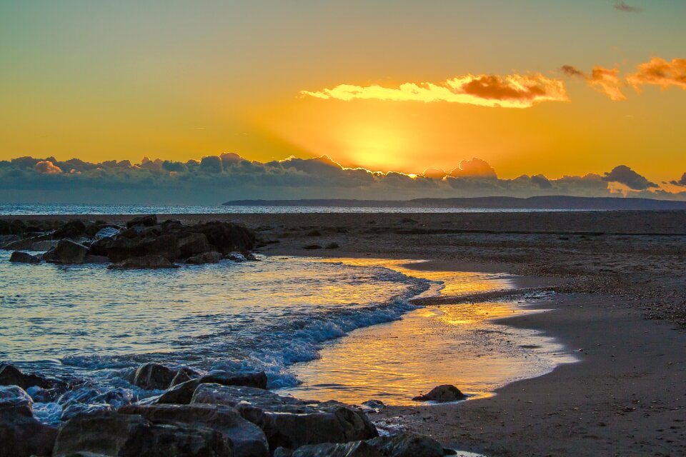 Dorset sunset seascape