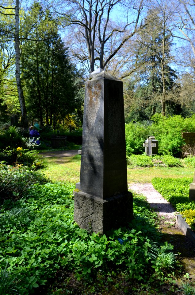 Frankfurt, Hauptfriedhof, Grab J 1025–1026 Schwarz