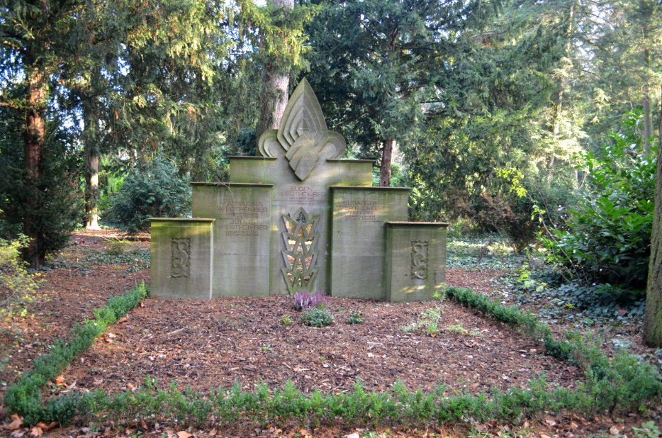 Frankfurt, Hauptfriedhof, Grab III Gartengräber 17 Wertheimber