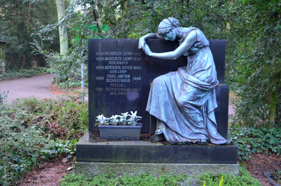 Frankfurt, Hauptfriedhof, Grab IV 172 Lerp