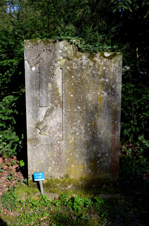 Frankfurt, Hauptfriedhof, Grab J 1561 Allmang