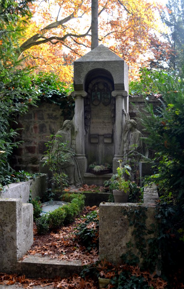 Frankfurt, Hauptfriedhof, Grab II 208 Faber