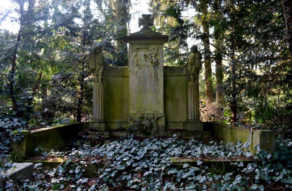 Frankfurt, Hauptfriedhof, Grab I 523 Schneider