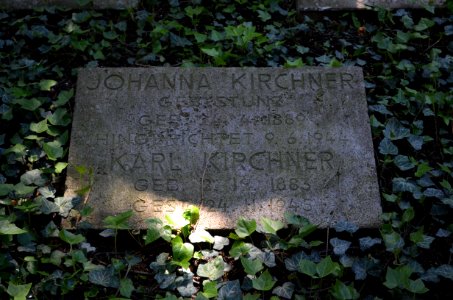 Frankfurt, Hauptfriedhof, Grab I 242 Johanna Kirchner