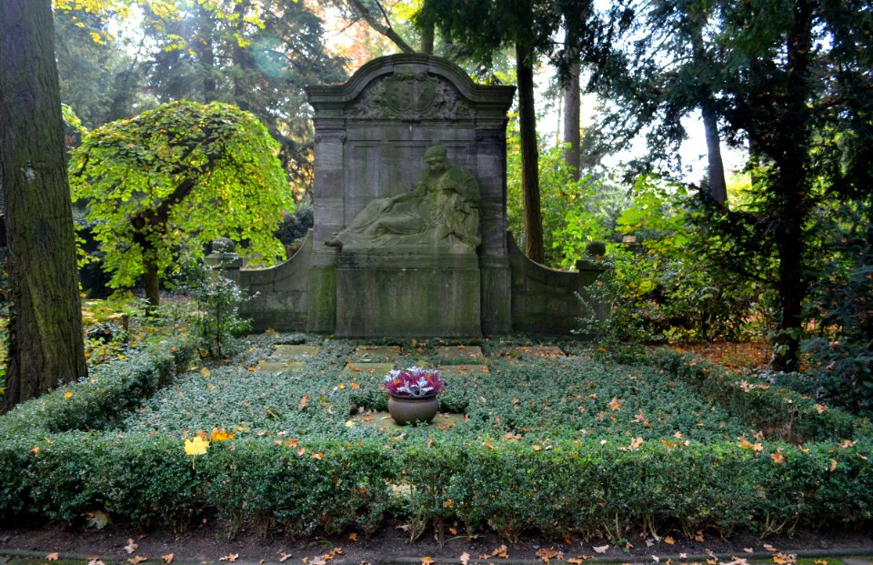 Frankfurt, Hauptfriedhof, Grab II Gartengräber 74 Andreae (1)