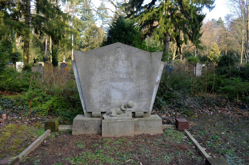 Frankfurt, Hauptfriedhof, Grab I 417 Vaubel, Keiser, Schreff