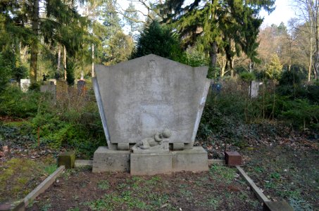 Frankfurt, Hauptfriedhof, Grab I 417 Vaubel, Keiser, Schreff
