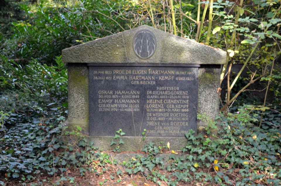 Frankfurt, Hauptfriedhof, Grab II Eugen Hartmann
