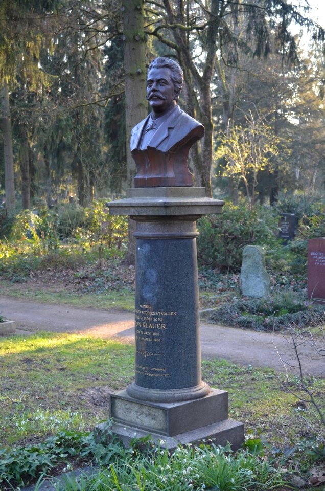 Frankfurt, Hauptfriedhof, Grab K 772 Klauer