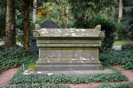 Frankfurt, Hauptfriedhof, Grab II Gartengräber 2 Kubler