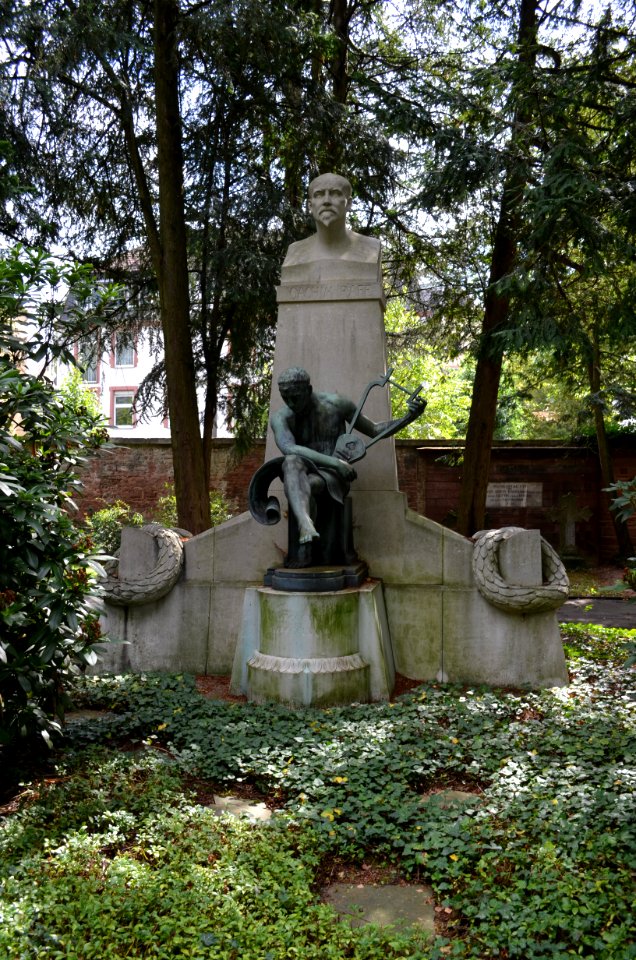 Frankfurt, Hauptfriedhof, Grab Joachim Raff