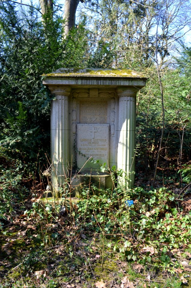 Frankfurt, Hauptfriedhof, Grab I 808 Gotthold