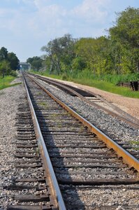 Track railway external