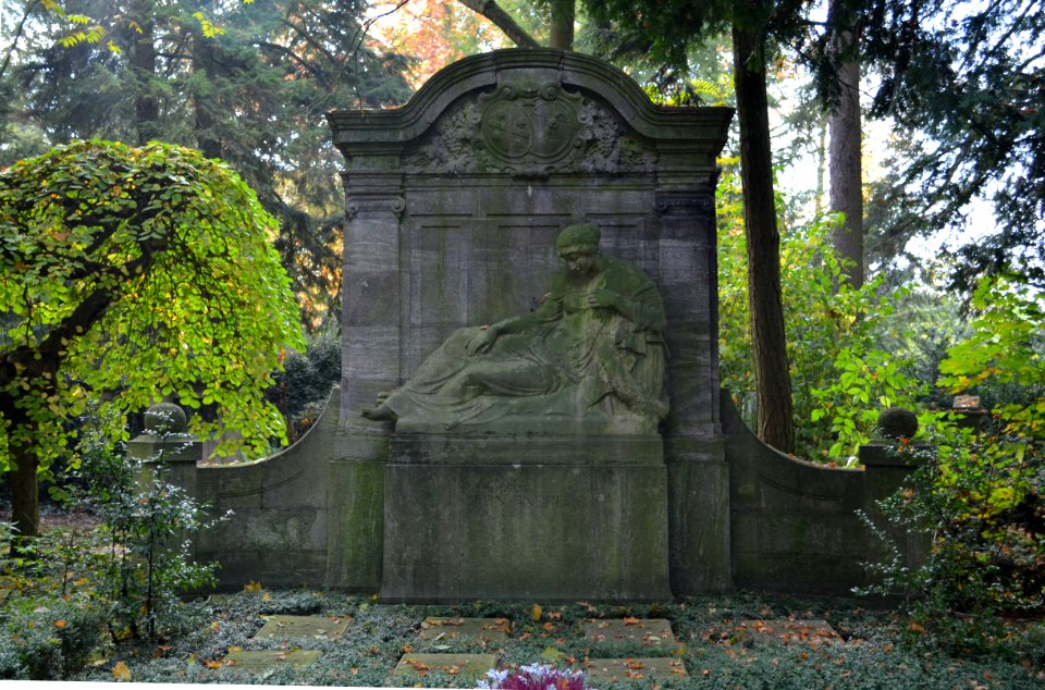Frankfurt, Hauptfriedhof, Grab II Gartengräber 74 Andreae