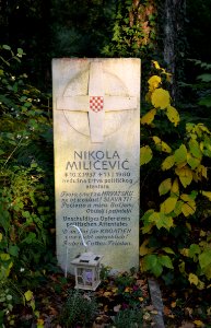 Frankfurt, Hauptfriedhof, Grab Nikola Miličević