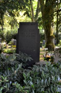 Frankfurt-Bornheim, Friedhof, Grab D 1469 Kopf
