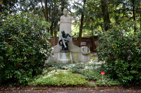 Frankfurt, Hauptfriedhof, Grab Joachim Raff (1)