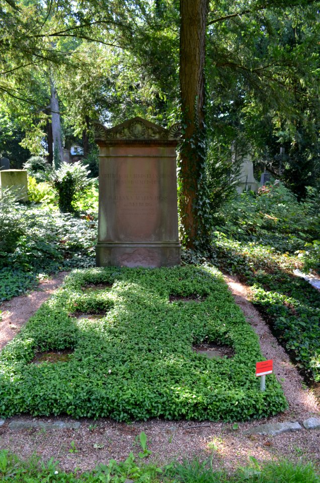 Frankfurt, Hauptfriedhof, Grab Johann Friedrich Christian Hess