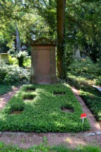 Frankfurt, Hauptfriedhof, Grab Johann Friedrich Christian Hess
