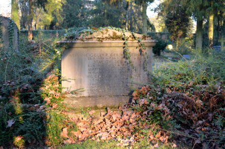 Frankfurt, Hauptfriedhof, Grab K 2620 Gelzer