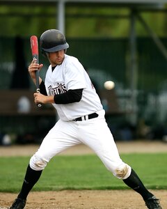 Hitter hit by pitch game photo