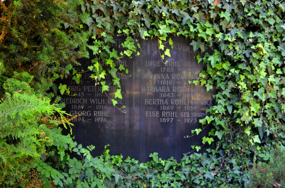 Frankfurt-Bornheim, Friedhof, Grab A adM 113-114 Rühl