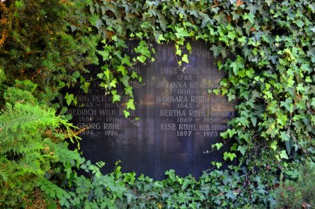Frankfurt-Bornheim, Friedhof, Grab A adM 113-114 Rühl