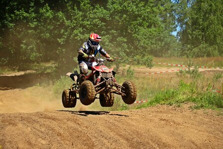 Motocross race motorcycle