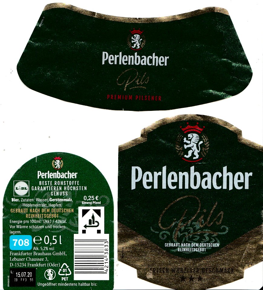 Frankfurter Brauhaus GmbH - Perlenbacher Pils