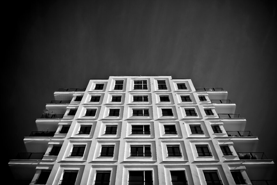 Facade house window