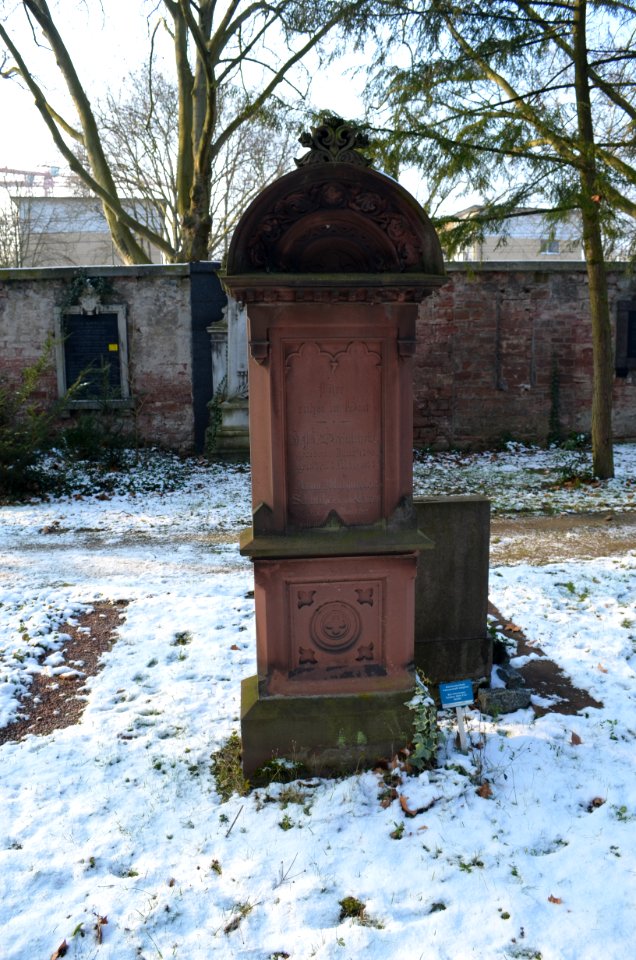 Frankfurt, Hauptfriedhof, Grab E 367-368 Schultheis