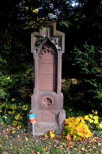Frankfurt, Hauptfriedhof, Grab F 97 Ott
