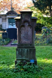 Frankfurt, Hauptfriedhof, Grab F 455 Pistor