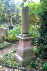Frankfurt, Hauptfriedhof, Grab F 655 Hensler