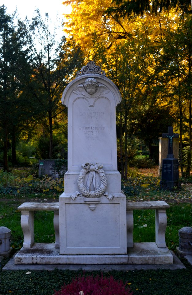 Frankfurt, Hauptfriedhof, Grab C 71 Metzler