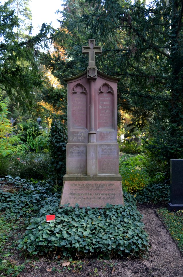 Frankfurt, Hauptfriedhof, Grab F 638 Hallenstein-Varnesi