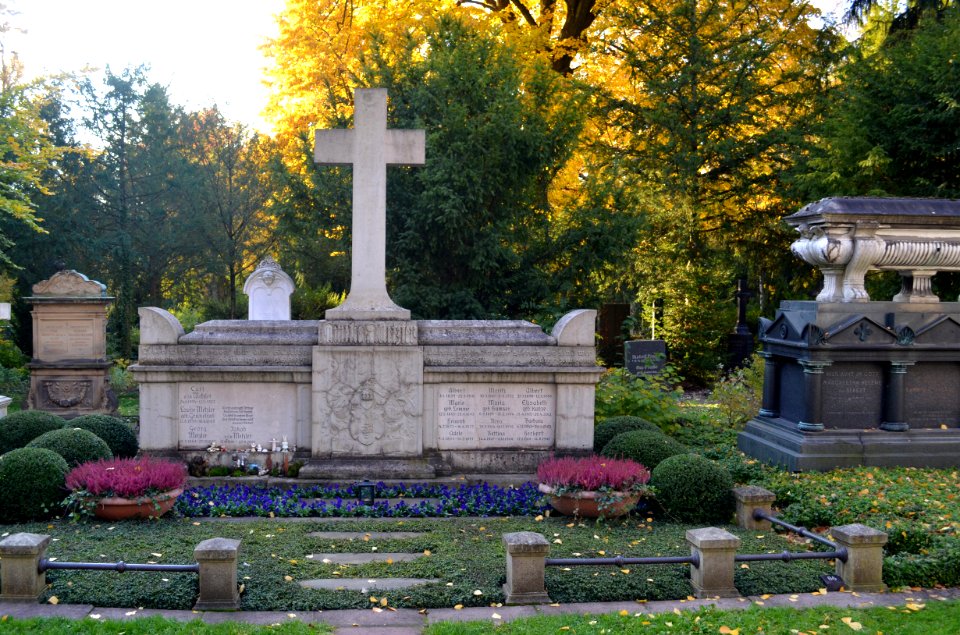 Frankfurt, Hauptfriedhof, Grab C 86-87 von Metzler