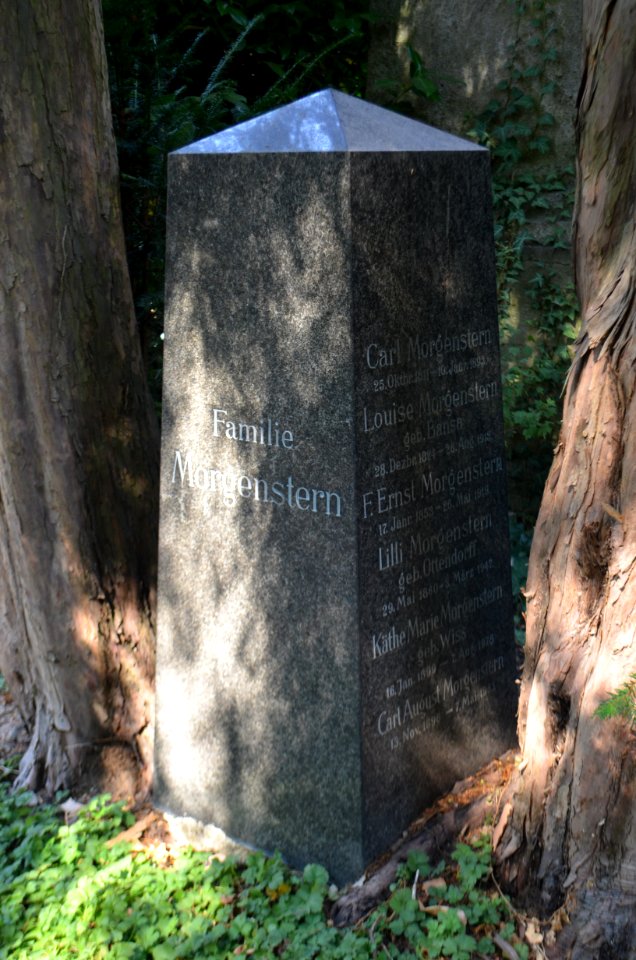 Frankfurt, Hauptfriedhof, Grab F 864 Carl Morgenstern (2)