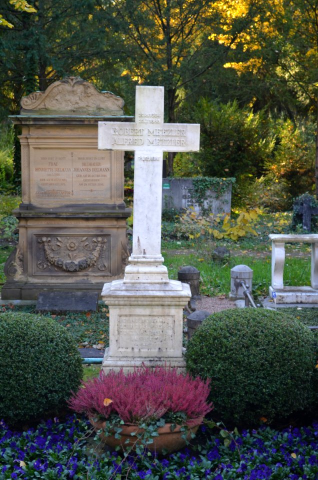 Frankfurt, Hauptfriedhof, Grab C 88 Metzler