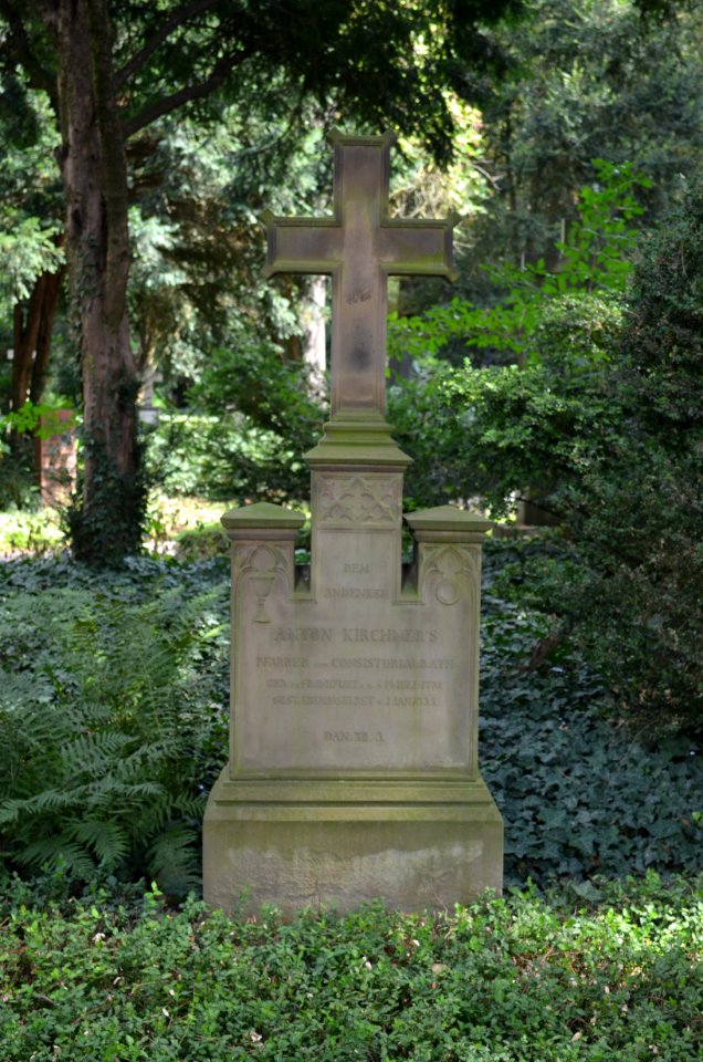 Frankfurt, Hauptfriedhof, Grab D 60 Kirchner