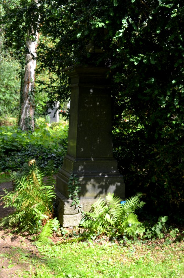 Frankfurt, Hauptfriedhof, Grab C 4 Buss