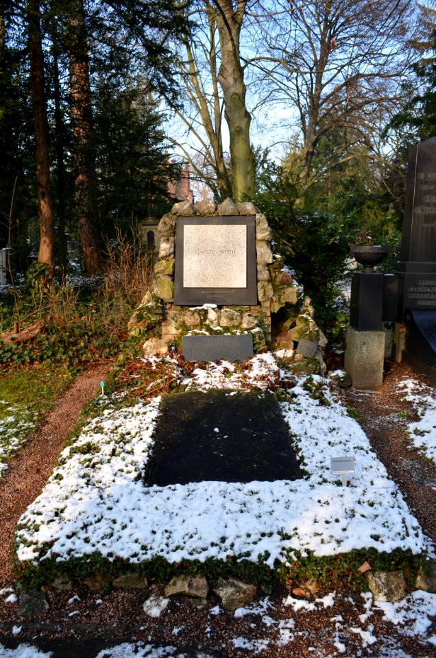 Frankfurt, Hauptfriedhof, Grab E 741 Wirth