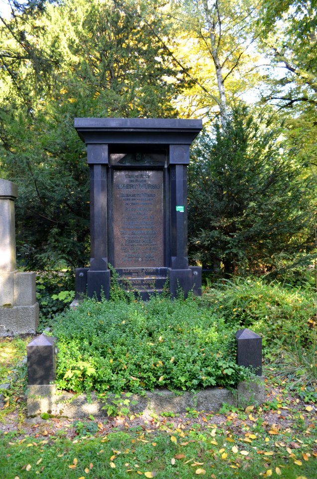 Frankfurt, Hauptfriedhof, Grab C 373 Würsig