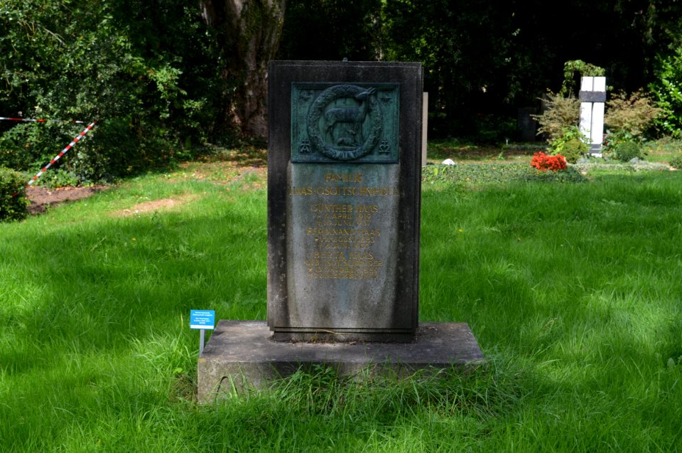 Frankfurt, Hauptfriedhof, Grab C 410 Haas-Gsottschneider