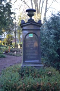 Frankfurt, Hauptfriedhof, Grab C 296 Wick