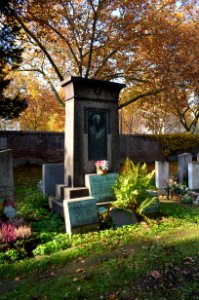Frankfurt, Hauptfriedhof, Grab F 395-396 Oppel
