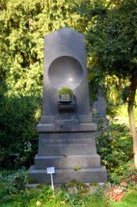 Frankfurt, Hauptfriedhof, Grab Georg Adam Strohecker