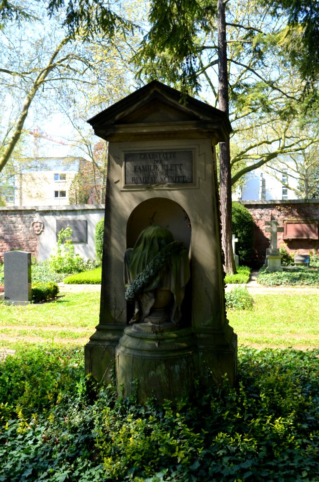 Frankfurt, Hauptfriedhof, Grab F 173-174 Klett-Schott
