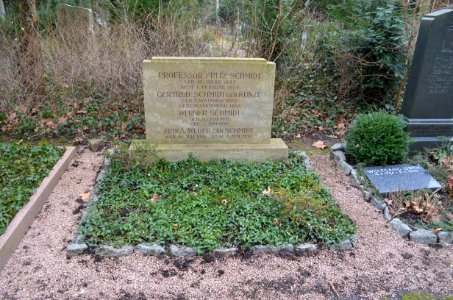 Frankfurt, Hauptfriedhof, Grab G Fritz Schmidt